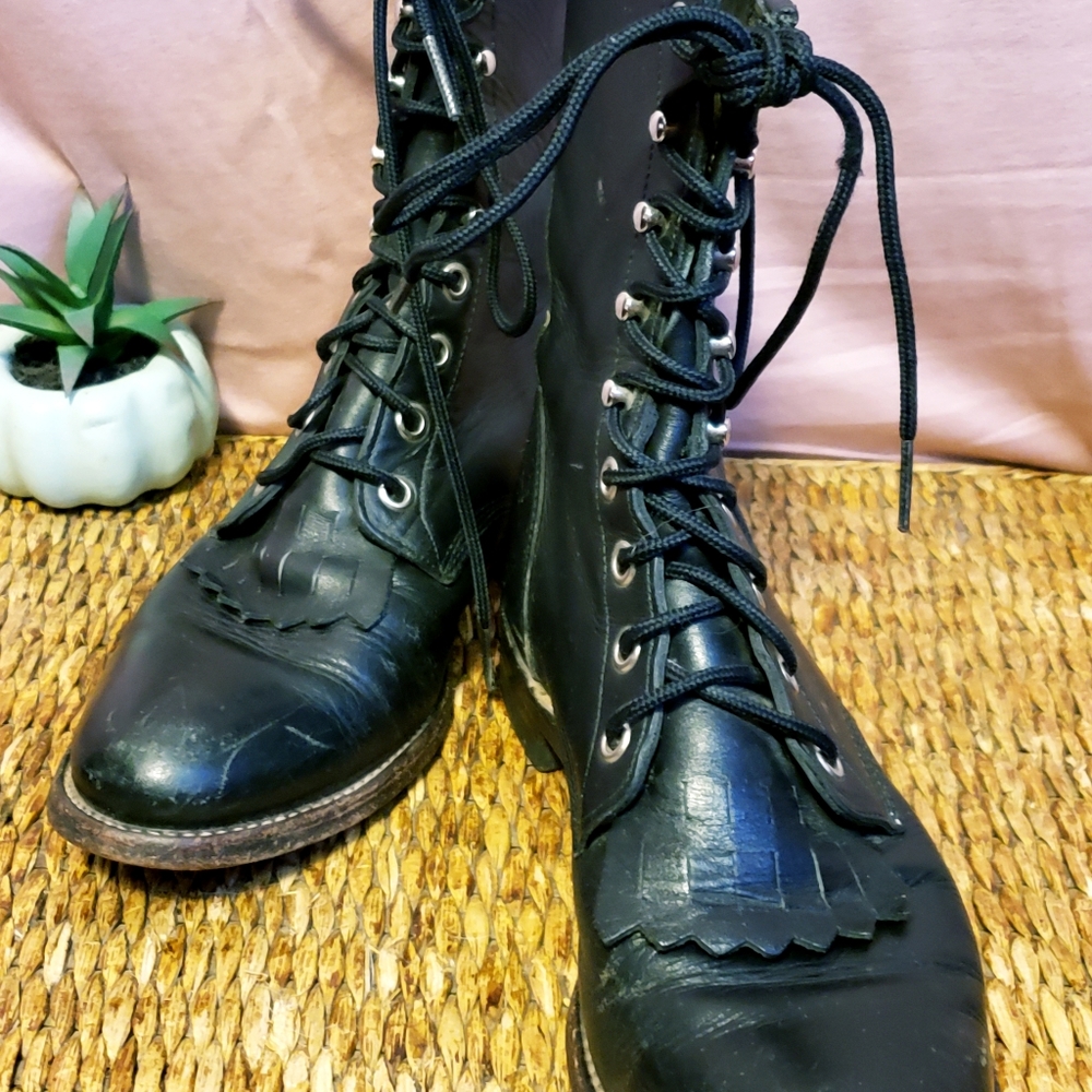 GUC Justin roper lace up boots